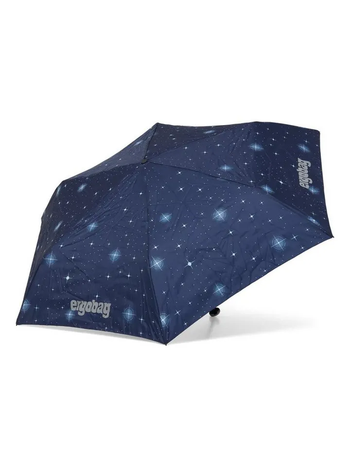 Ergobag Ergobag Taschenregenschirm Regenschirm, mit reflektierenden Details, Blau, – Produktbild 1 von 8