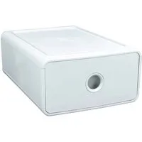 Exacompta Exacompta Ablagemodul "Tiny Box AutentiK" DIN A5+, 1 stapelbare SL, weiß – Produktbild 1 von 1