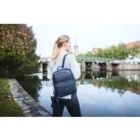 manbefair manbefair CITY RUCKSACK LOUISA Eco-Leder blau, Blau, – Produktbild 1 von 1