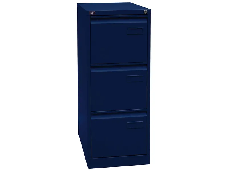 BISLEY Light BISLEY Light HR-Schrank 3s 1b oxfordblau (BxHxT) 41,3x101,6x62,2cm – Produktbild 1 von 1