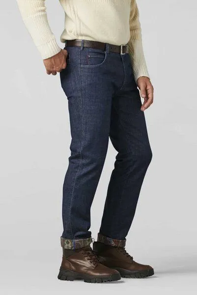 Meyer MEYER Super Stretch Thermo Denim, Blau (stone-blue), – Produktbild 1 von 4