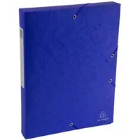 Exacompta 10 Exacompta Archivboxen "Scotten" aus Colorspan, 600 g/m², DIN A4, blau, RB 40 mm – Produktbild 1 von 1