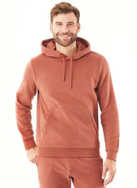 ORGANICATION ORGANICATION ESSENTIALS-HOOLDEN-Soft Touch Hoodie aus Bio-Baumwolle, Braun(cinnamon), – Produktbild 1 von 4
