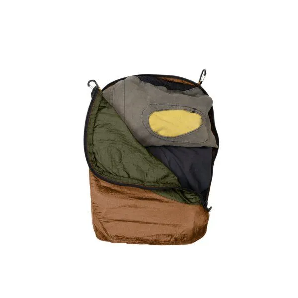 Ticket to the Moon Ticket to the Moon Packwürfel "Travel Cube Large" upcycled, Braun/army grün, – Produktbild 1 von 1