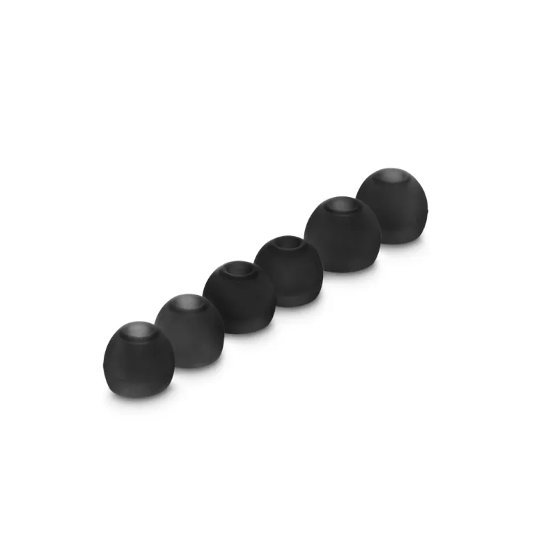 Hama Hama Silikon-Ersatzohrpolster, Größe S - L, 6 Stück, Schwarz (00221839) – Produktbild 3 von 3