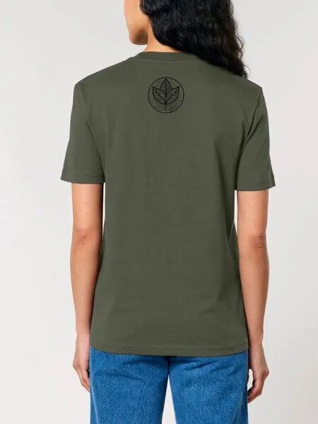 Human Family Human Family Bio Unisex Rundhals T-Shirt "Create - Circle Tree", Khaki, – Produktbild 2 von 4