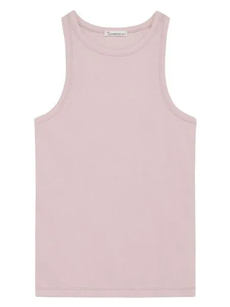 KnowledgeCotton Apparel KnowledgeCotton Apparel Tanktop gerippt - Racer rib top - aus Bio-Baumwolle, Rosa (pale-lilac), – Produktbild 1 von 3