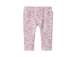 People Wear Organic People Wear Organic Sweat-Treggings Bio-Baumwolle (kbA) mille fleurs grau violett 98 – Produktbild 1 von 1
