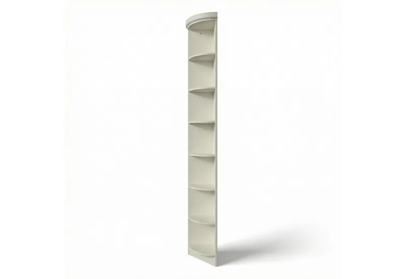 OTTO home Anbauregal Soeren Abschlussregal Höhen 97 bzw. 220 cm, aus massiver Kiefer, passend für Tiefe 29 cm, FSC®-zertifiziert, Weiß, – Produktbild 4 von 6