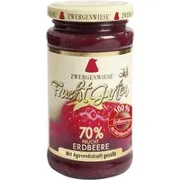 Zwergenwiese Zwergenwiese Bio-Fruchtaufstrich "Fruchtgarten" Erdbeere, 70 % Fruchtanteil , 225 g – Produktbild 1 von 1