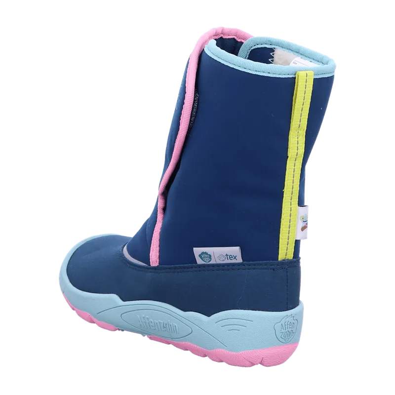 Affenzahn Affenzahn Schneestiefel Vegan Freezy Chamäleon für Kinder, blau, Größe 29 EU, Blau, – Produktbild 3 von 7