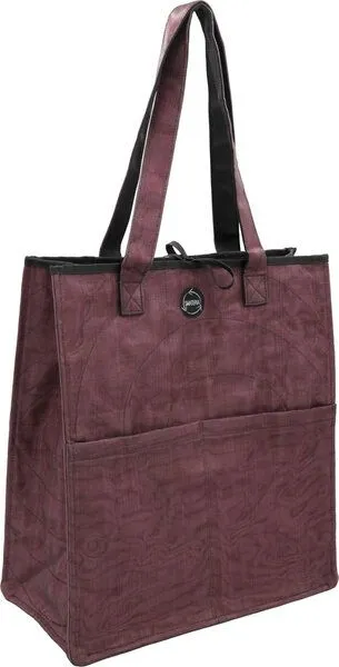 Smateria Smateria Einkaufstasche Shopper L, Bordeaux-rot, – Produktbild 2 von 3