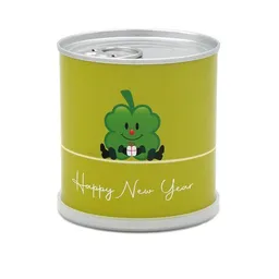 MacFlowers MacFlowers Pflanzen in der Dose - Happy New Year / Glücksklee Silvester Geschenk – Produktbild 1 von 1
