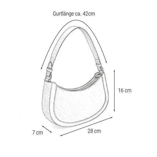 Sperling Sperling "Sassy" Umhängetasche aus Recyclingmaterialien – Produktbild 3 von 4