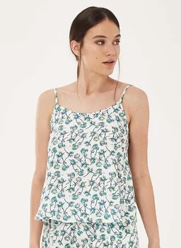 ORGANICATION ORGANICATION Spaghettiträger-Top aus TENCEL Lyocell mit Allover-Print – Produktbild 1 von 1