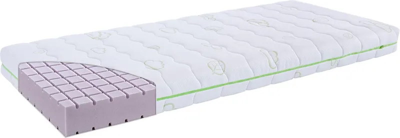 Träumeland Jugendmatratze Kinder- & Jugendmatratze Vollmond, 90x190, 90x200cm und weitere Größen, Träumeland, 14 cm hoch, Matratze, Allergiker geeignet (Hausstauballergiker), Weiß, – Produktbild 2 von 5