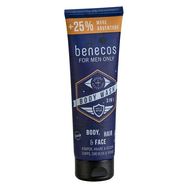 Benecos Benecos For Men Only Body Wash 3in1 - Duschgel – Produktbild 2 von 3