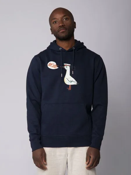 watapparel watapparel Hoodie Unisex Moin Seagull, French navy, – Produktbild 1 von 4