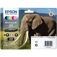 Epson Epson Tintenpatronen T2428 schwarz, cyan, magenta, gelb, hellcyan, hellmagenta, 6-er Set – Produktbild 1 von 1