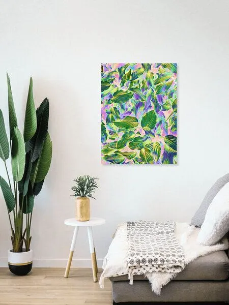 Photocircle Photocircle Poster / Leinwandbild - Happy Leaves – Produktbild 4 von 4