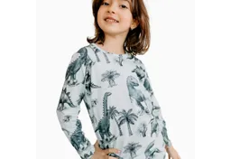 Walkiddy Walkiddy Langarmshirt Walkiddy Dinosaourland Kinder Bio Baumwolle GOTS Green Bio Baumwolle,GOTS, Kinderbekleidung,nachhaltige – Produktbild 1 von 1