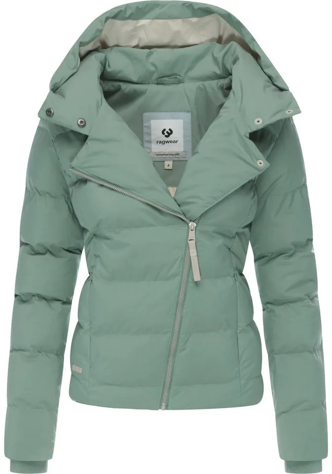 ragwear ragwear Steppjacke Harlen YOUMODO Wasserdichte Winterjacke mit Kapuze, Grau|grün, – Produktbild 5 von 5