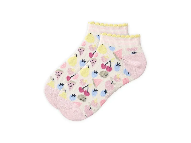 People Wear Organic People Wear Organic 2-er Pack Sneakersocken bunt mix Gr. 31-33, Rosa, – Produktbild 2 von 2