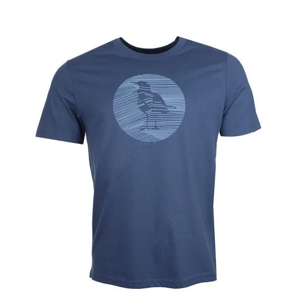 FÄDD FÄDD Herren T-Shirt Rundhals aus Bio-Baumwolle "LARINAE", Dunkelpetrol (blau), – Produktbild 1 von 3