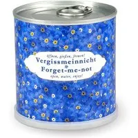 MacFlowers MacFlowers Blumen in der Dose Vergissmeinnicht z.B. Abschiedsgeschenk Kollegin Kollege – Produktbild 1 von 1