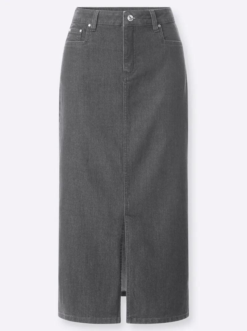 Witt Jeansrock grey-denim, Grey-denim, – Produktbild 1 von 2