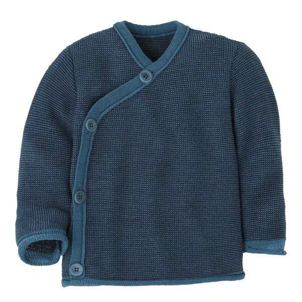 Disana Disana Baby Melange-Jacke Schurwolle kbT-Merino, Rose, – Produktbild 4 von 8