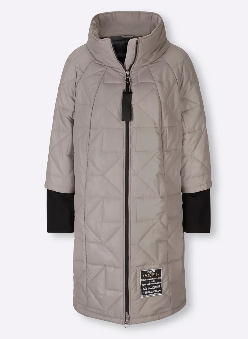 heine Kurzmantel taupe, Taupe, – Produktbild 2 von 2