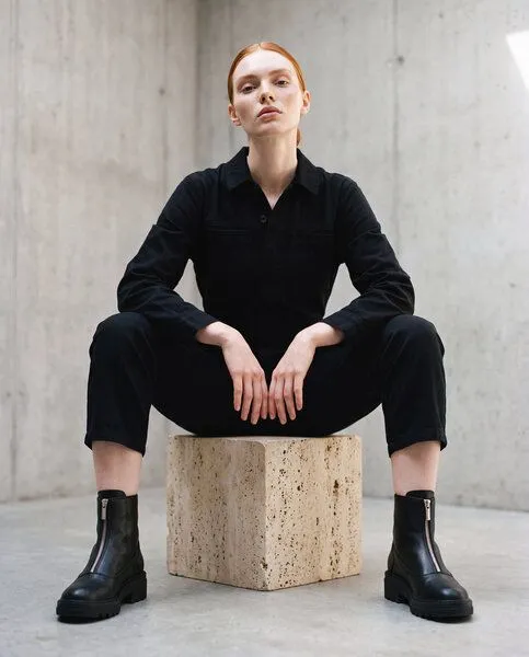 Nae Vegan Shoes Nae Vegan Shoes NAE | Becca Vegane Stiefelette, Schwarz, – Produktbild 2 von 4