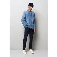 M 5 BY MEYER M 5 BY MEYER COTTON-TWILL CHINO, Blau (blau), – Produktbild 2 von 5