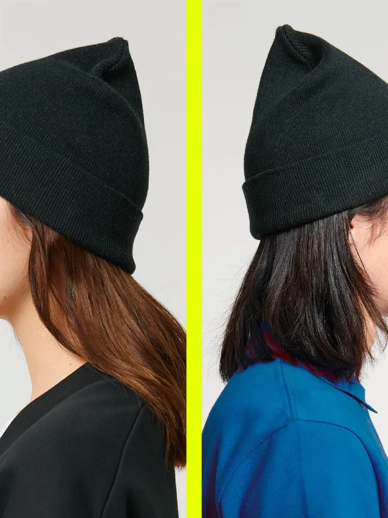 UNIPOLAR UNIPOLAR Rib Beanie, Black, – Produktbild 1 von 1
