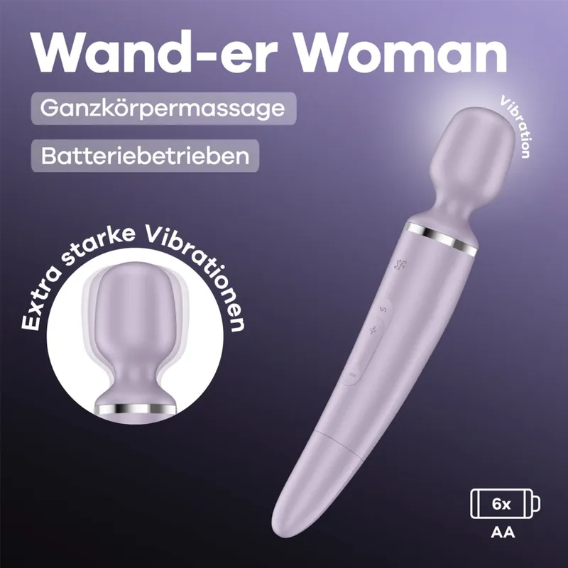 Satisfyer Satisfyer Wand-er Woman, 34 cm - Batteriebetrieben, Flieder, – Produktbild 1 von 1