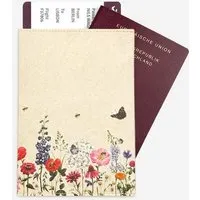 paprcuts paprcuts RFID Reisepasscover, Blumenwiese | lbf koop (beige), – Produktbild 1 von 1