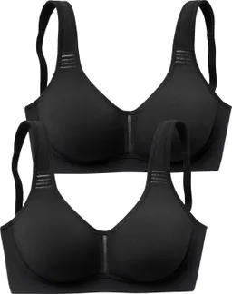 petite fleur by Lascana T-Shirt-BH 2x schwarz – Produktbild 1 von 1