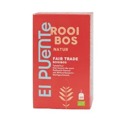 El Puente El Puente Bio-Rooibostee 20 Teebeutel | Fair Trade | Bio-zertifiziert | Vegan | Glutenfrei – Produktbild 1 von 1