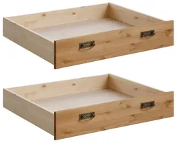 OTTO home Schublade Madrid (2 St), aus Massivholz, der Unterboden ist aus einer Hartfaserplatte – Produktbild 1 von 1