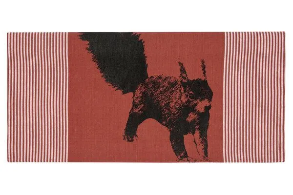Hirschkind Hirschkind Bio & Fair-Trade-Geschirrtuch "Eichhörnchen" foxy – Produktbild 3 von 3