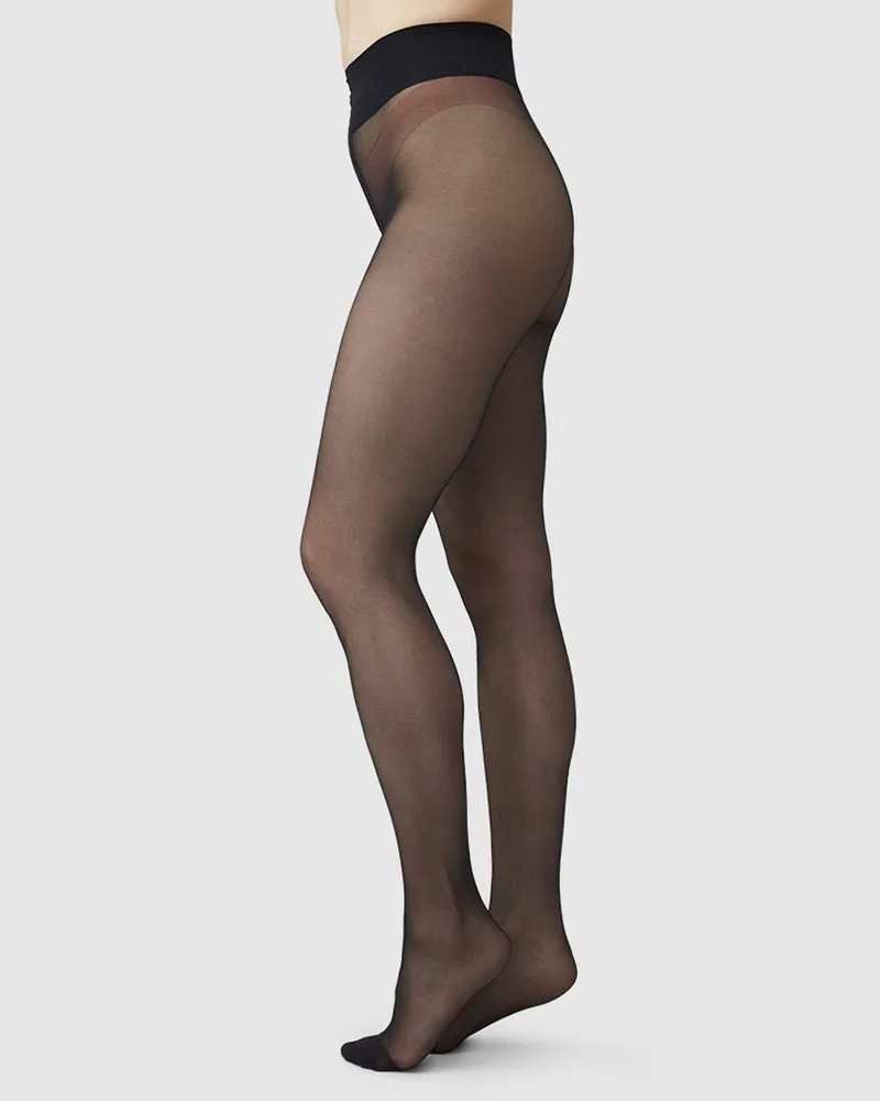 Swedish Stockings Swedish Stockings Damen vegan Basic Set! Malva Leiterfeste Strumpfhose 3tlg. Schwarz, Schwarz, – Produktbild 1 von 2