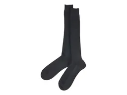 grödo Damen und Herren Kniestrümpfe Bio-Baumwolle Bio-Schurwolle Feinstrick schwarz Gr.39-40 – Produktbild 1 von 1