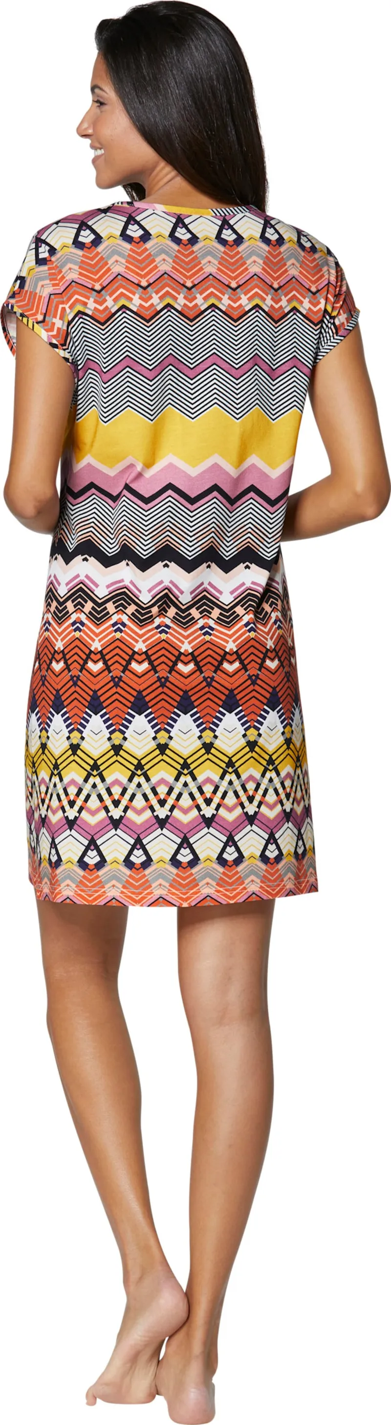 feel good Sommerkleid bunt-bedruckt, Bunt-bedruckt, – Produktbild 3 von 3
