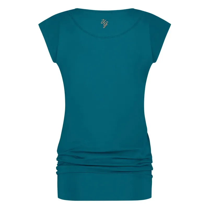 Urban Goddess Damen T-Shirt Urban Goddess Asana, Bleu, – Produktbild 1 von 1