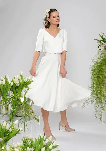 Atelier SNOW Atelier SNOW Zweiteiliges Brautkleid Peony-Alyssien – Produktbild 3 von 4