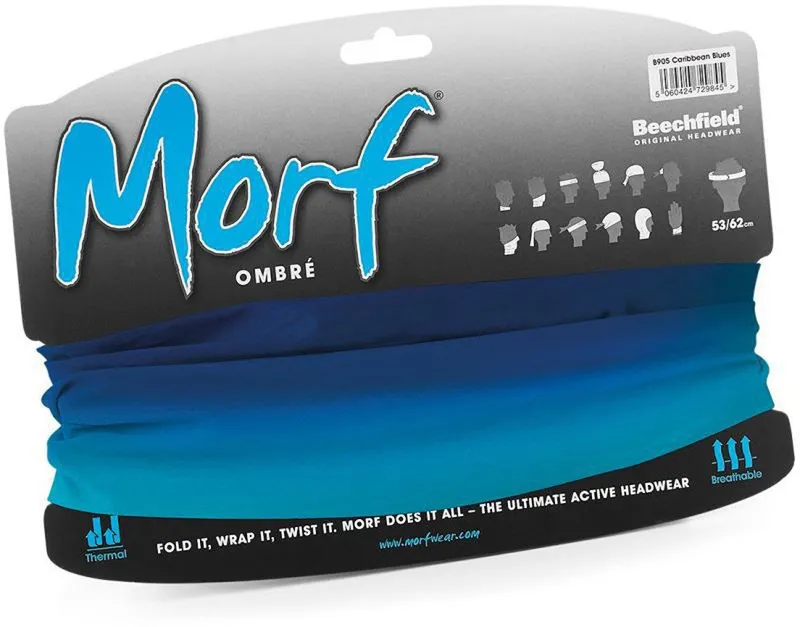 Beechfield Beechfield Multifunktionstuch Schlauchschal Morf Neckwarmer für Sport und Freizeit, (Spar Set, 2er Pack), Atmungsaktives Gewebe, Blau, – Produktbild 1 von 3
