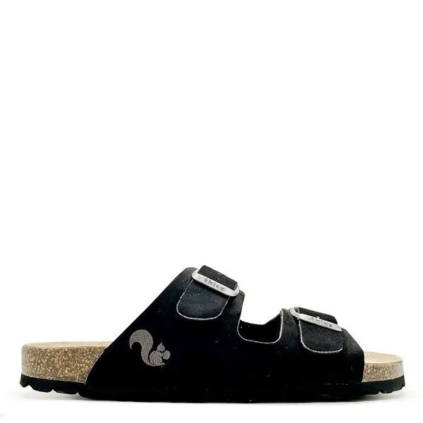 thies Vegane Eco Bio Rec Sandale "thies ® PET" aus recyceltem PES, Black (schwarz), – Produktbild 1 von 4