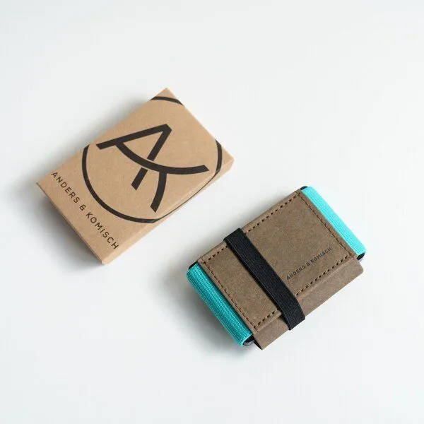 ANDERS & KOMISCH ANDERS & KOMISCH Kleiner Geldbeutel mit RFID & NFC Schutz – A&K MINI Bundle, Brown, – Produktbild 7 von 7
