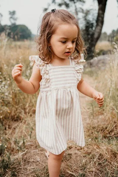 PETER JO PETER JO Kleid Luna Cinnamon, Gestreift, – Produktbild 2 von 3